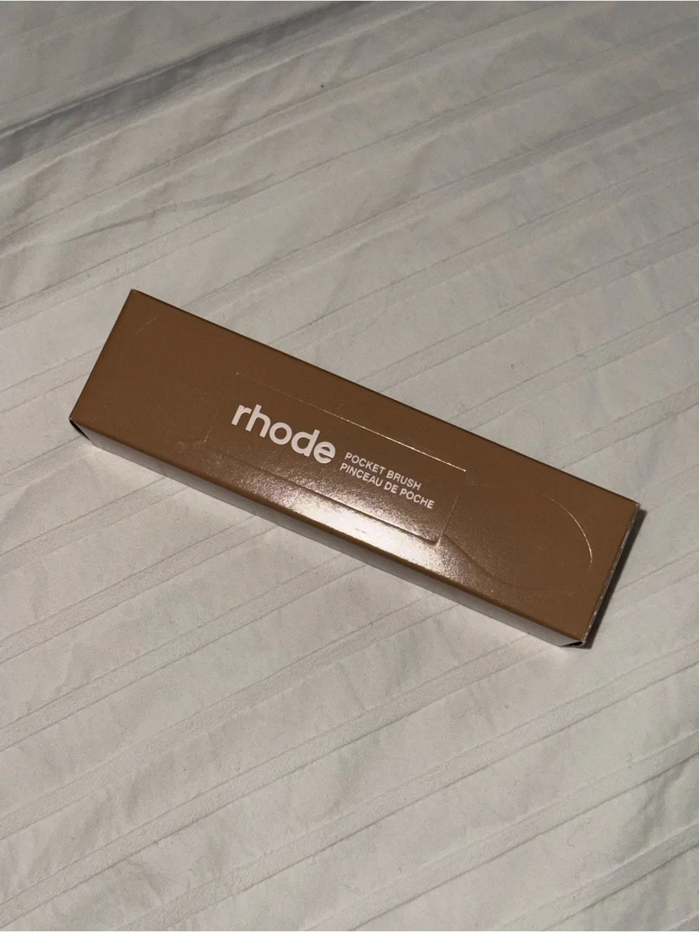 Rhode Pocket Brush Double-Ended Makeup Brush NWT